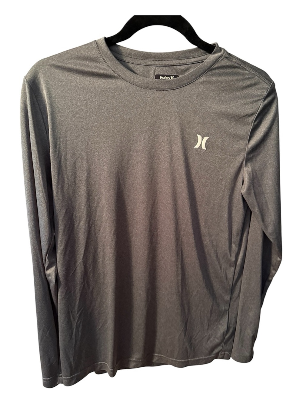 Hurley Kids Long Sleeve Rashguard - Gray